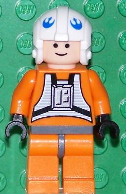 LEGO Minifigure -- Dak Ralter (with Dark Bluish Gray Hips and Light Flesh Head)-Star Wars / Star Wars Episode 4/5/6 -- SW012B -- Creative Brick Builders